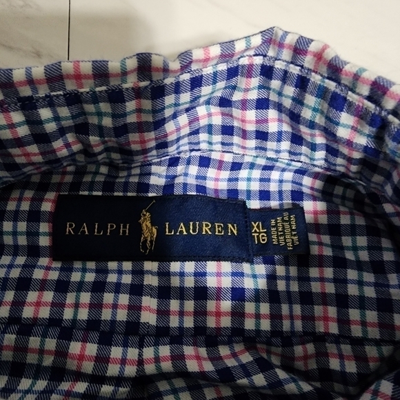 Ralph Lauren plaid button down shirt - Picture 3 of 7